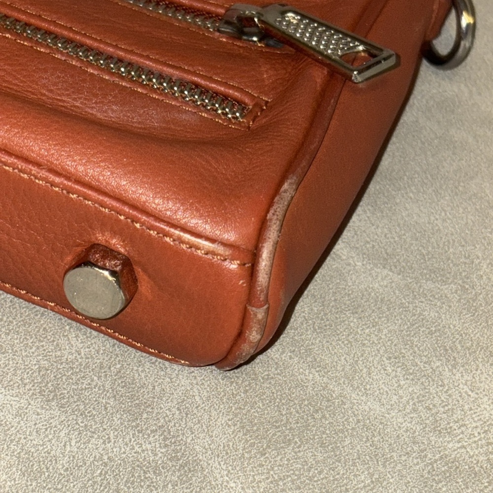 Rebecca Minkoff Leather and metal crossbody bag, good Condition - Picture 13 of 16